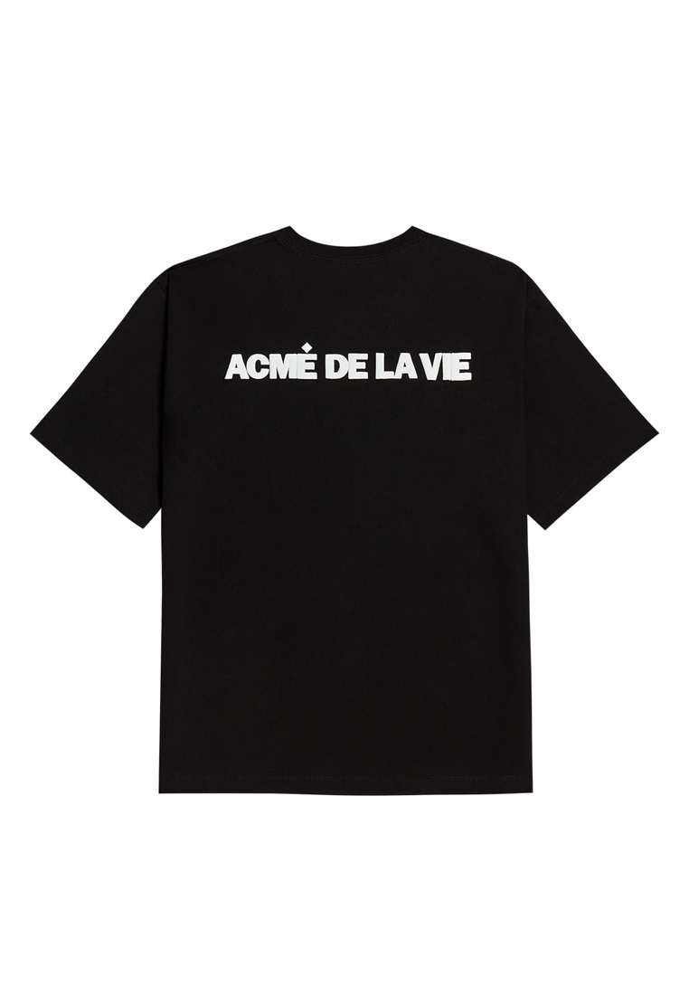 ACME DE LA VIE by KLAND - [아크메드라비] BIG LOGO EMBO SHORT SLEEVE T-SHIRT BLACK